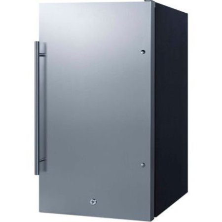 SUMMIT APPLIANCE DIV. Summit Shallow Depth Built-In All-Refrigerator, 19"W x 17-1/4"D x 33"H, 3.13 Cu.Ft FF195